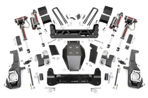 GMC Sierra 2500 HD Suspension Lift Kit - Rough Country - NTD | Vertex | 5 Inch Lift - Hammer Black - '11-'19